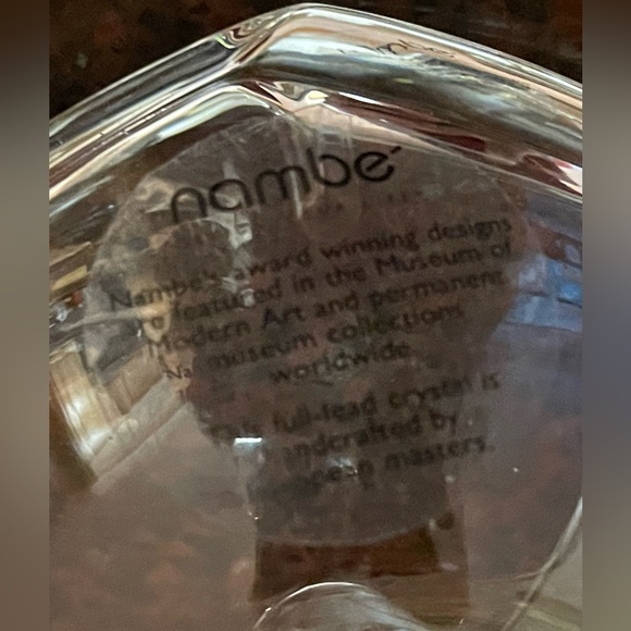 Nambe Full-Lead Crystal Heart Jewelry Holder Excellent Perfect shape NWT - Picture 4 of 7